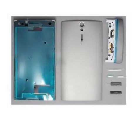 Новый полный корпус для Sony Xperia S LT26i LT26 передний средний + Крышка батарейного