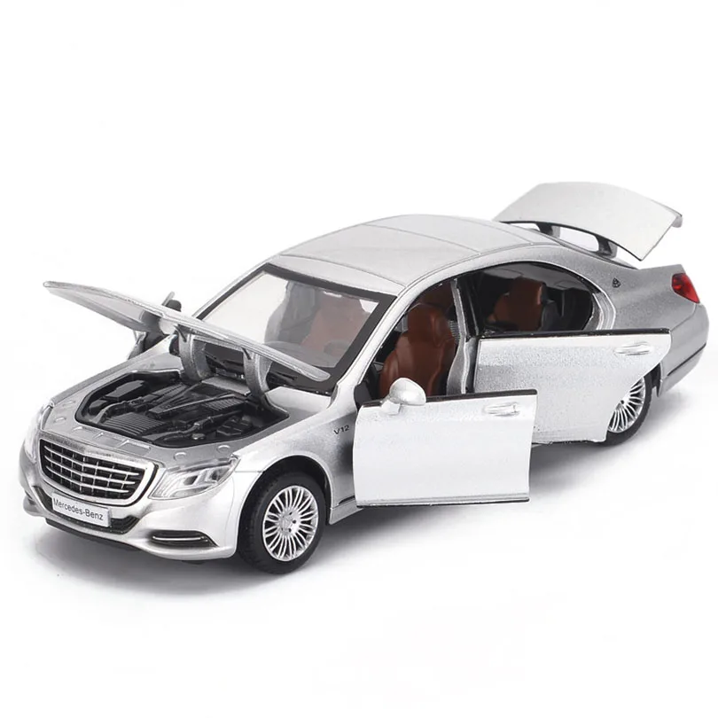 

1:32 GL500/G65 AMG/S600 Simulation Coupe Toy Vehicles Model Alloy Pull Back Children Toys Genuine License Collection Gift Kids