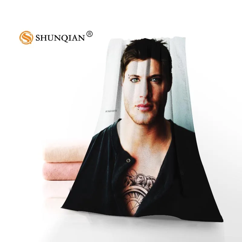 Банное полотенце из микрофибры Jensen Ackles для путешествий пляжа лица оригинальное