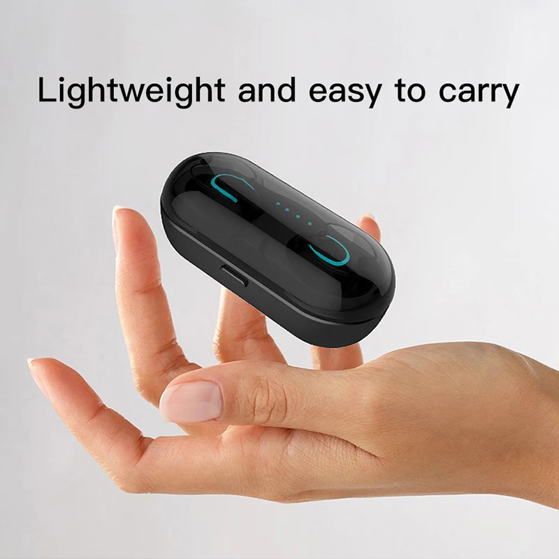 Auricolari Bluetooth 5 0 настоящие без Fili стерео запонки Auricolare Mini di Q13 с микрофоном|Наушники