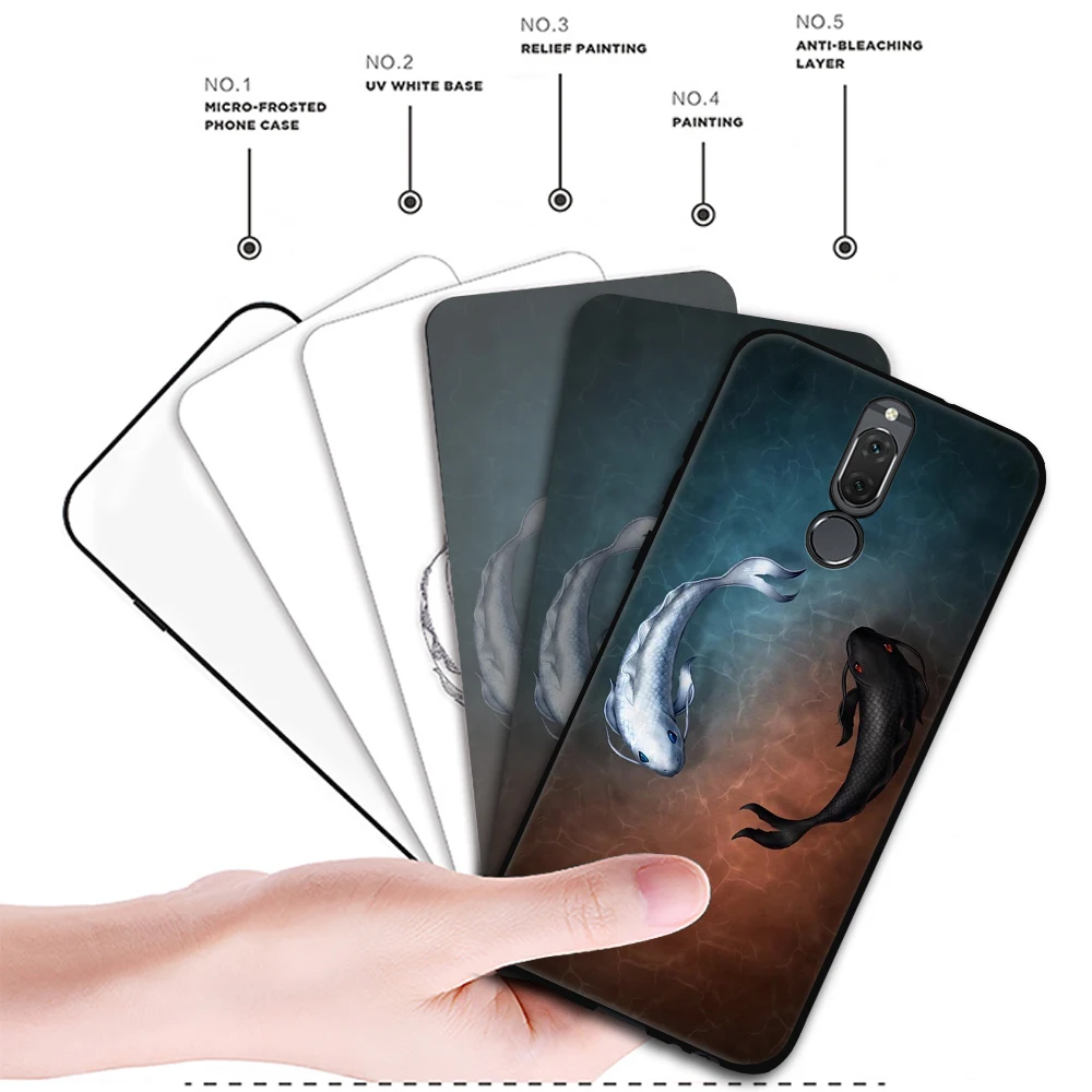 Мягкий ТПУ чехол для телефона huawei P9 P10 P8 Lite Nova 2i P20 Pro mate 10 милый Honor 8 9 Coque Capa Funda |