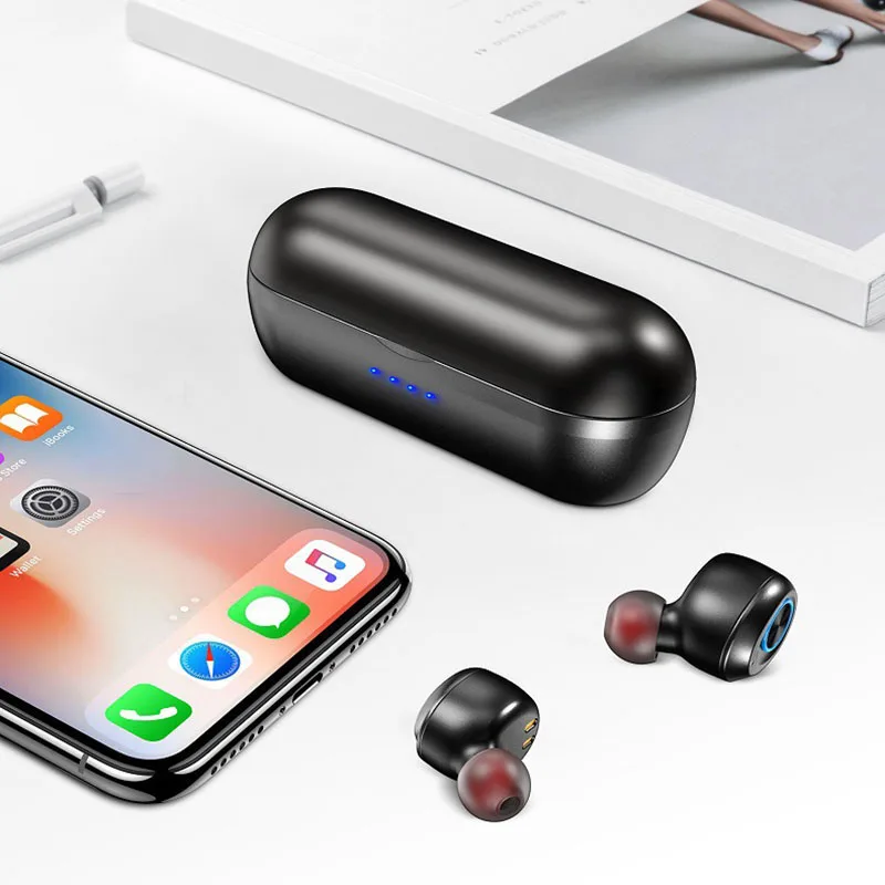 Беспроводные стереонаушники водонепроницаемые мини спортивные Bluetooth наушники с