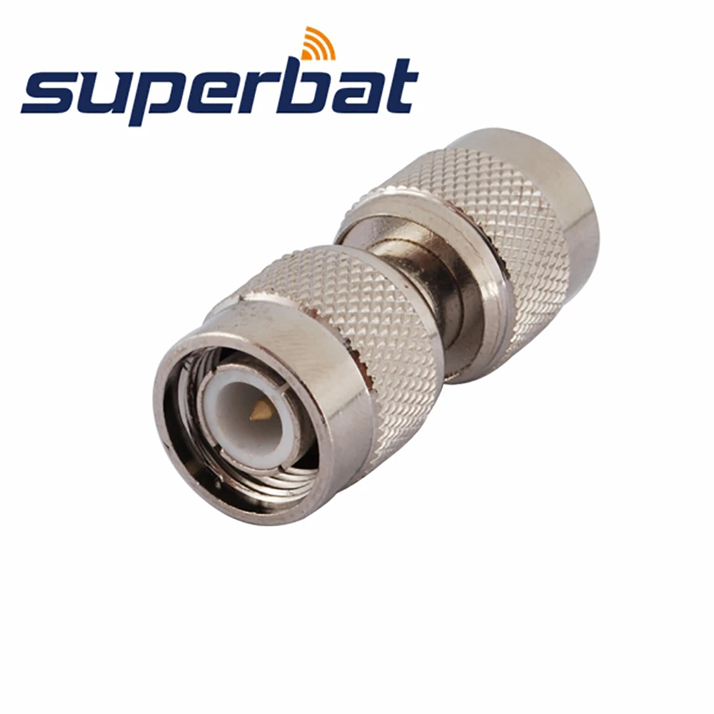 Superbat TNC адаптер штекер к штекеру прямой RF коаксиальный разъем|plug male|plug adapterplug adapter