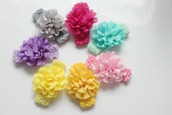 2016 повязка на голову с цветами для новорожденных младенцев принцессы эластичная