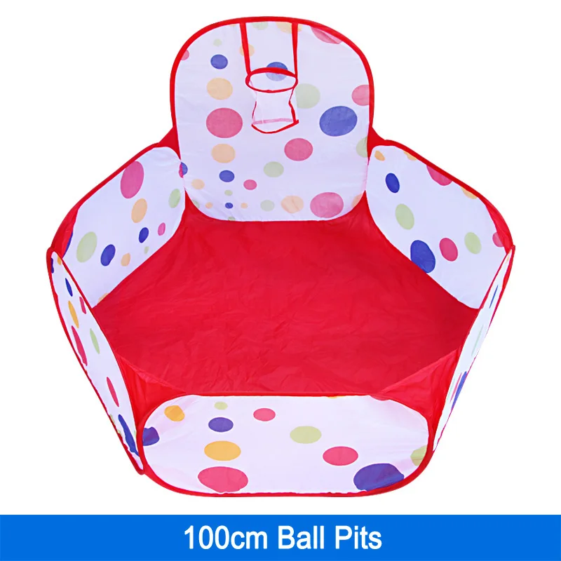 100cm ball pits XL Новая детская игрушка мячи для сухого бассейна серии океана мяч мультфильм играть складной бассейн детские игрушки палатка для океанских шариков спортивная игрушка для игр на открытом воздухе - Цвет: 100cm ball pits XL