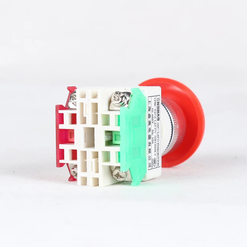 YOLO 22mm self locking mushroom button switch reset emergency push | Обустройство дома