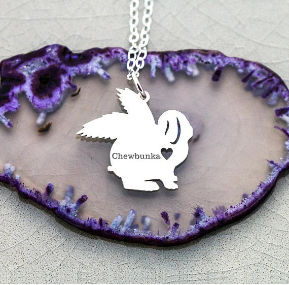 Ожерелье с изображением кролика потери Голландии вислого питомца памятное