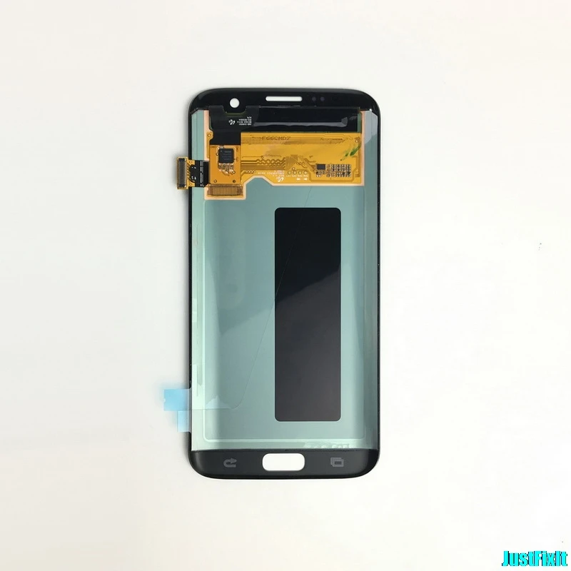 Super AMOLED серебристый для samsung Galaxy S7 edge G935F G935A G935FD дефект ЖК-дисплей с сенсорным экраном дигитайзер 5,5''