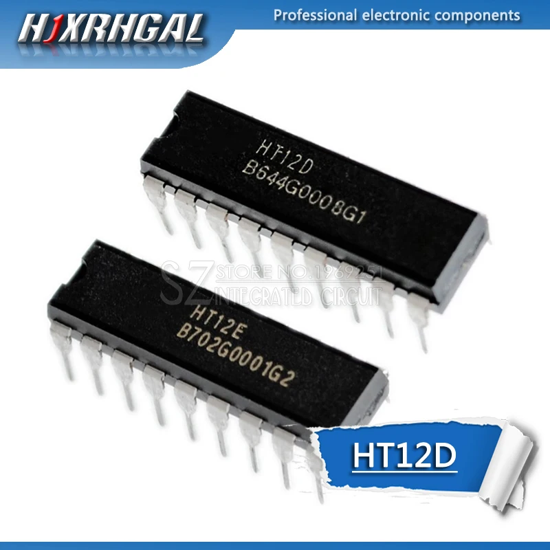 25 пар шт HT12D и HT12E DIP20. HT 12D + 12E новый оригинальный HJXRHGAL|Интегральные схемы| |