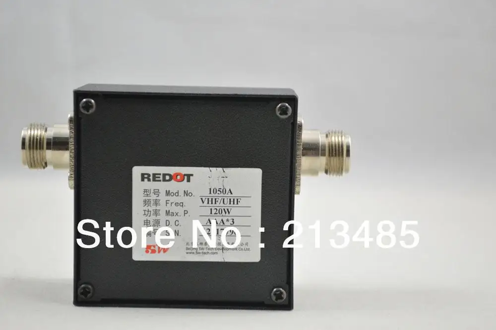 Цифровой счетчик REDOT 1050A 120 Вт VHF UHF/измеритель мощности N-гнездовой разъем |