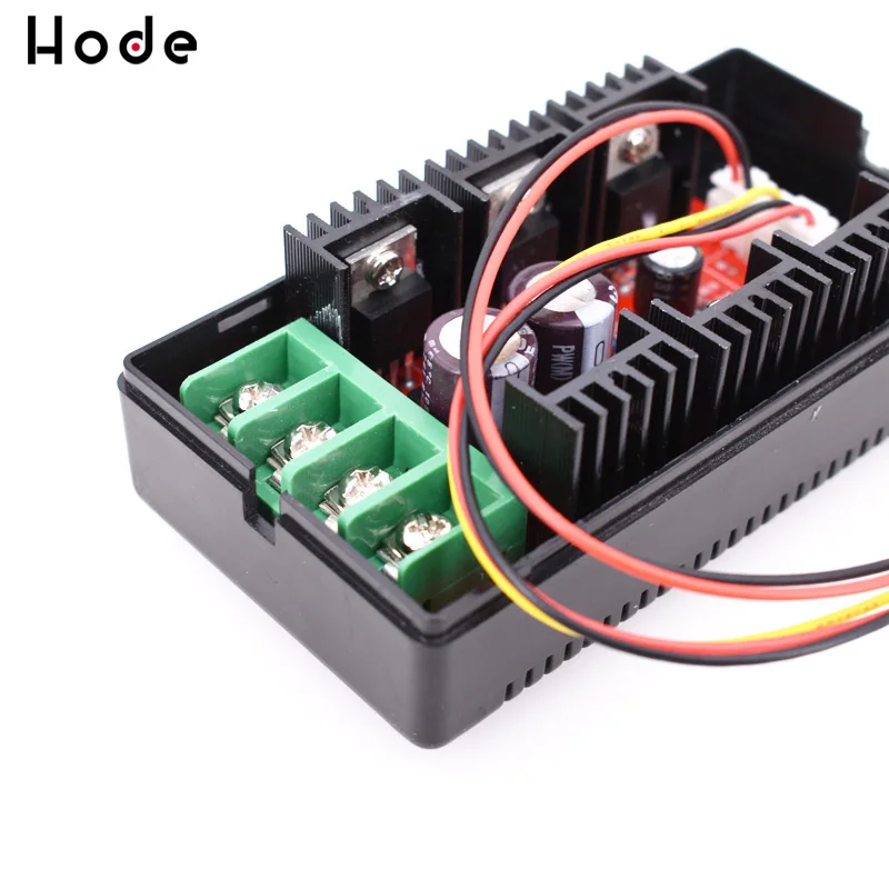 DC 12V 24V 48V 2000W макс 10 с алюминиевой крышкой 50В 40A контроллер скорости двигателя