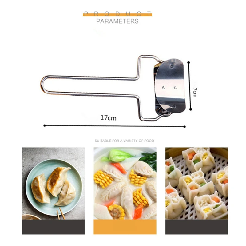 JINJIAN Round Ravioli Mold Dumpling Maker Wrapper Stainless Steel Molds Baking Press Cutter Pastry Dough Tool | Дом и сад