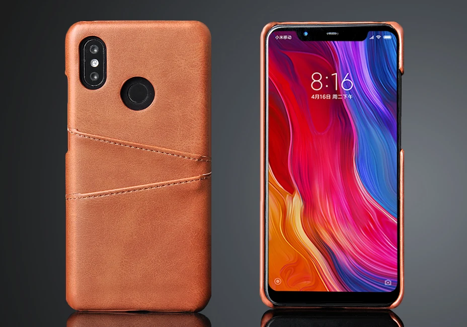 Роскошные винтажные чехлы из искусственной кожи для телефонов Xiaomi Mi 6X A2 Lite POCO F1