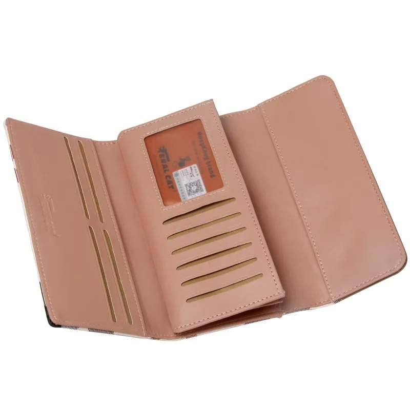 Высокое качество женские длинные кошельки новинка 2017 модный дизайн держатель