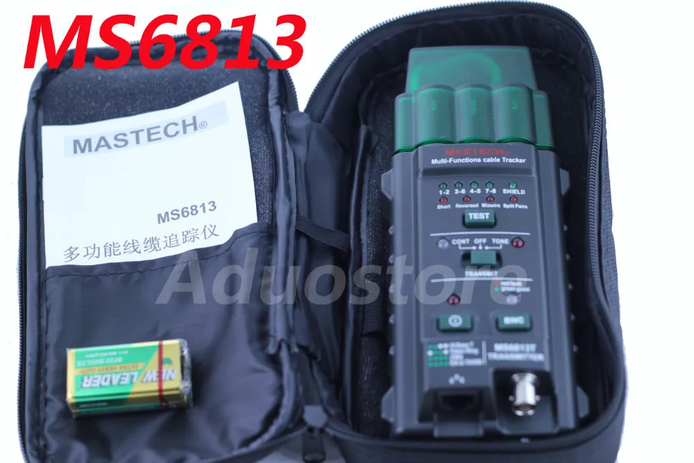 Free Shipping New MASTECH MS6813 Multi-function Network Cable Tester Telephone Line Detector Tracker RJ45 RJ11 COAX | Компьютеры и