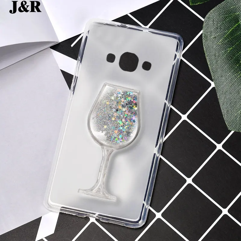 Case For Samsung Galaxy J1 J2 J3 J5 J7 2016 J120F J210F J310 J320F J510 J710 3D Liquid Soft TPU Cover Quicksand Dynamic Glitter |