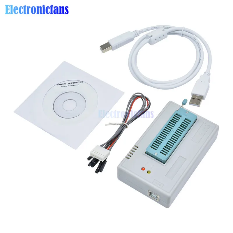 Программатор TL866II Plus EEPROM PIC AVR TL866A TL866CS USB универсальный BIOS nand программатор 24 93 25 mcu