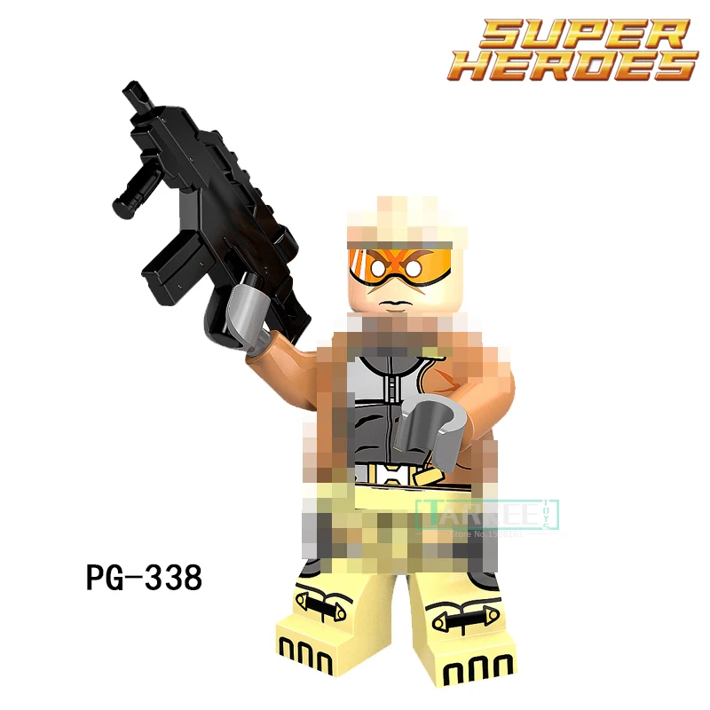 Здание Конструкторы Super Hero цифры Зеленый Гоблин Ultimate Spider-Man Mark 2 Ник Фьюри г. w. мост