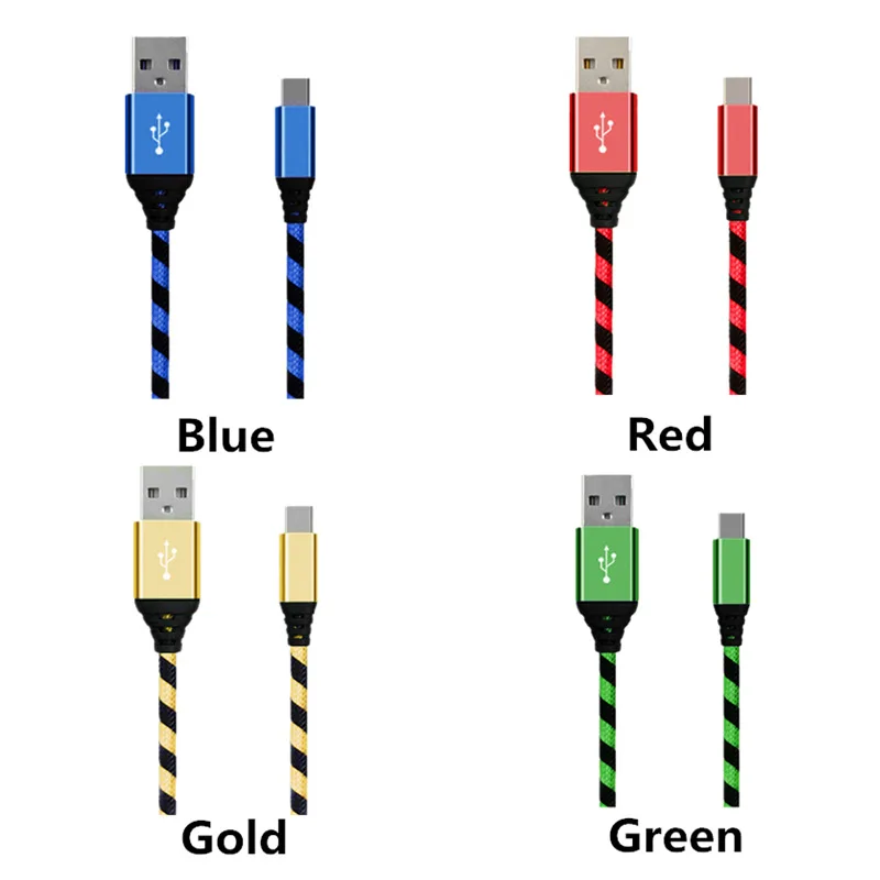 Нейлоновый USB зарядный кабель для Samsung Galaxy J4 plus J6 J7 J8 2018 M10 Micro Для Huawei P Smart Y6 Y7 Prime