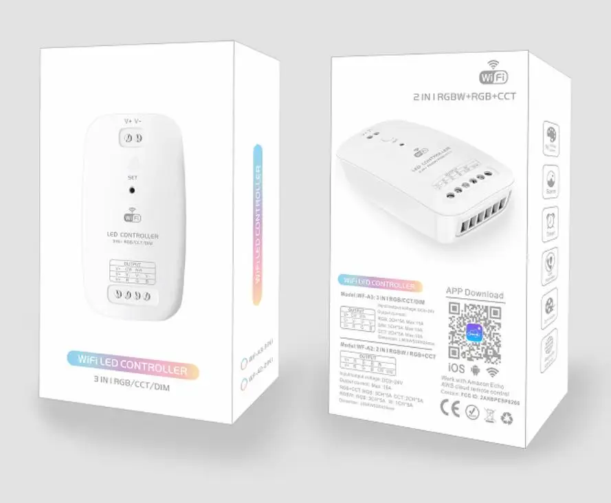 Бесплатная доставка затемнение CCT RGB 3 функции в одном контроллере DC9-12V поддержка