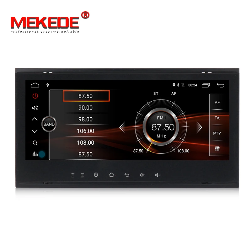 MEKEDE 8 ''полный экран 1024 * 600HD 4G ПУСТЬ Android 1 Автомобильный gps плеер для VW Touareg Multivan T5