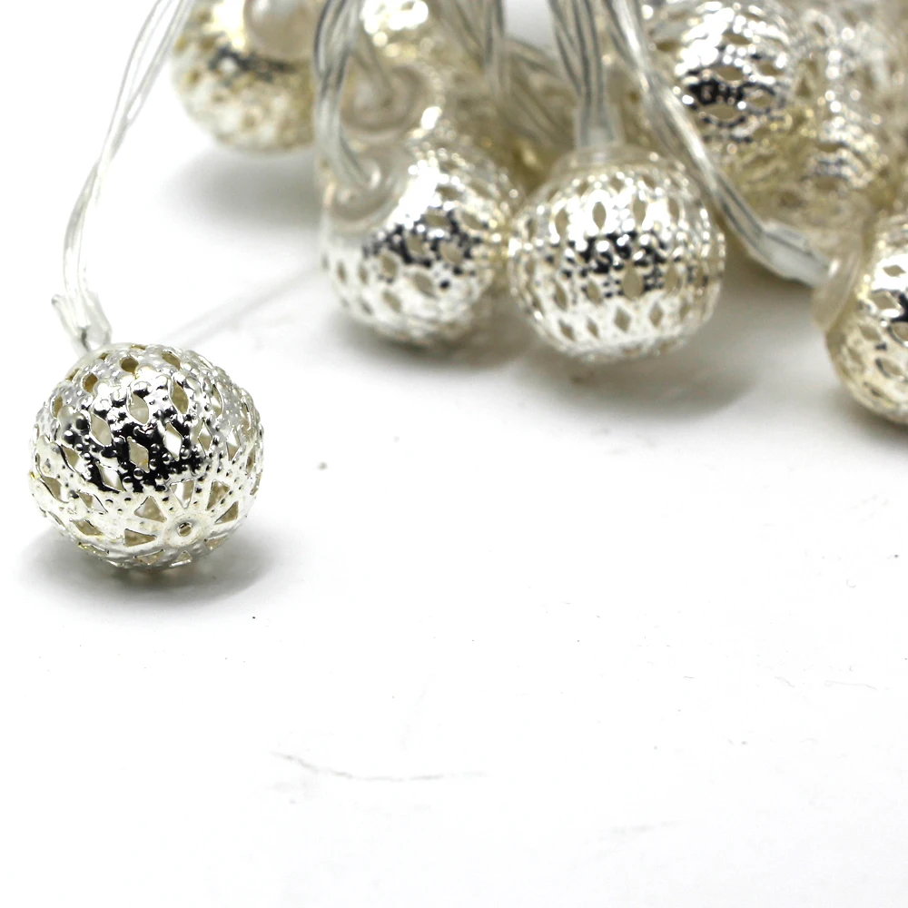 12m led night light Solar Powered Rattan Ball LED Fairy String Lights Garden Patio Wedding Christmas holiday Light white | Освещение
