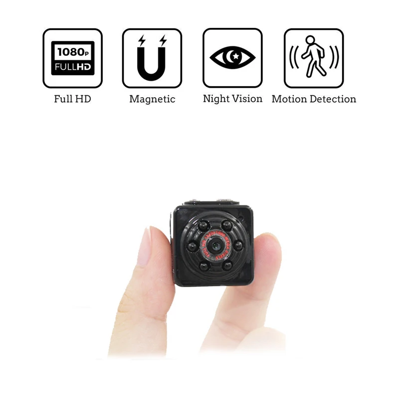 Новая мини камера SQ9 PRO с 1080P датчиком Портативная Домашняя безопасности наружная