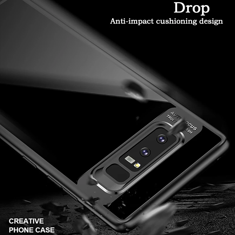 Luckguard Оригинальный чехол для Samsung Примечание 8 Роскошные силиконовый Край тонкий