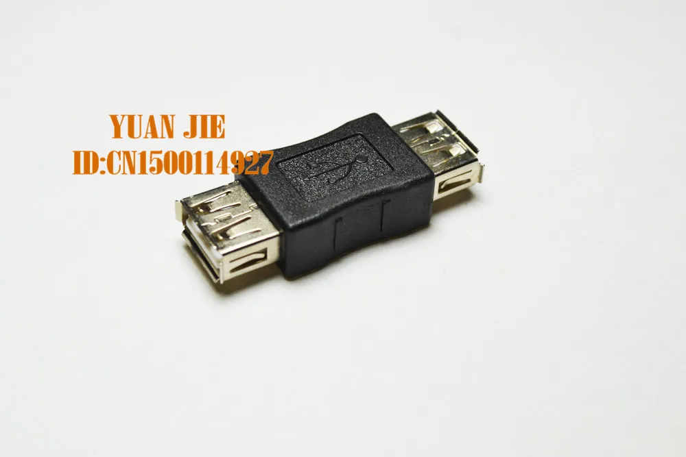 

Бесплатная доставка, прямая головка USB для подключения, двойной женский разъем, головка USB-разъема