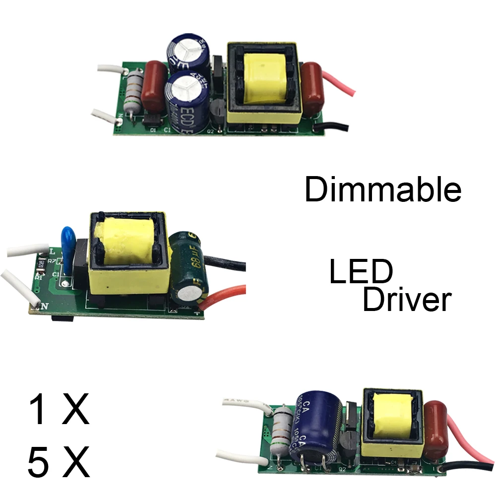 1/5 шт. светодиодный драйвер адаптер Питание для Светодиодный свет