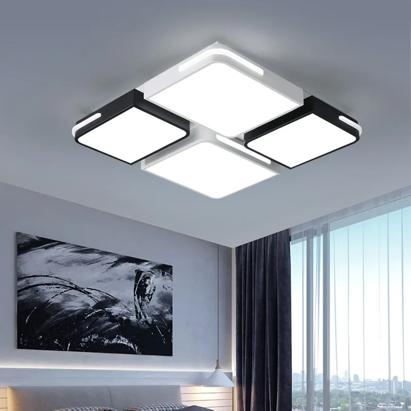 AC85 265V прямоугольные дизайнерские минималистский Nordic затемнения акриловые