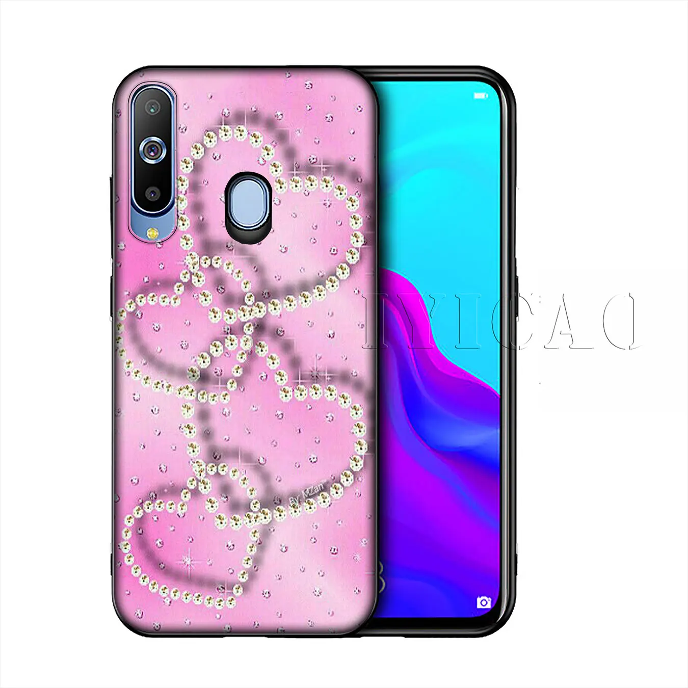Iyicao любовь милый мягкий силиконовый чехол для samsung Galaxy A10 A30 A40 A50 A70 M10 M20 M30 крышка |