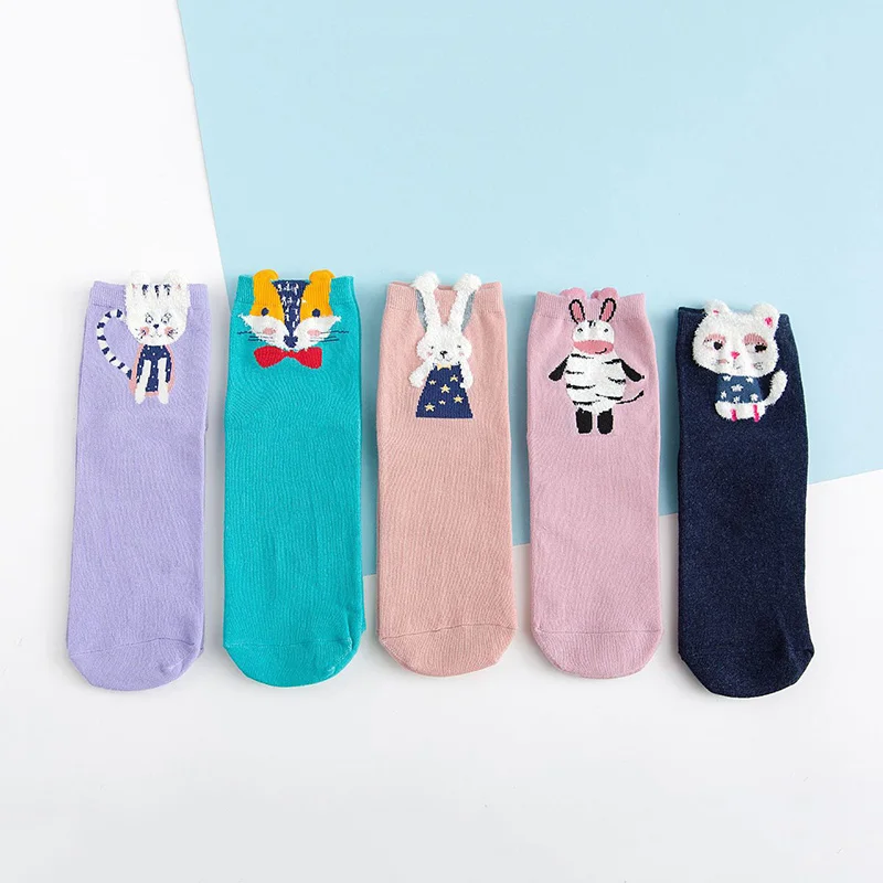 [COSPLACOOL] мультфильм носки милые забавные креативные кролик женские Харадзюку и