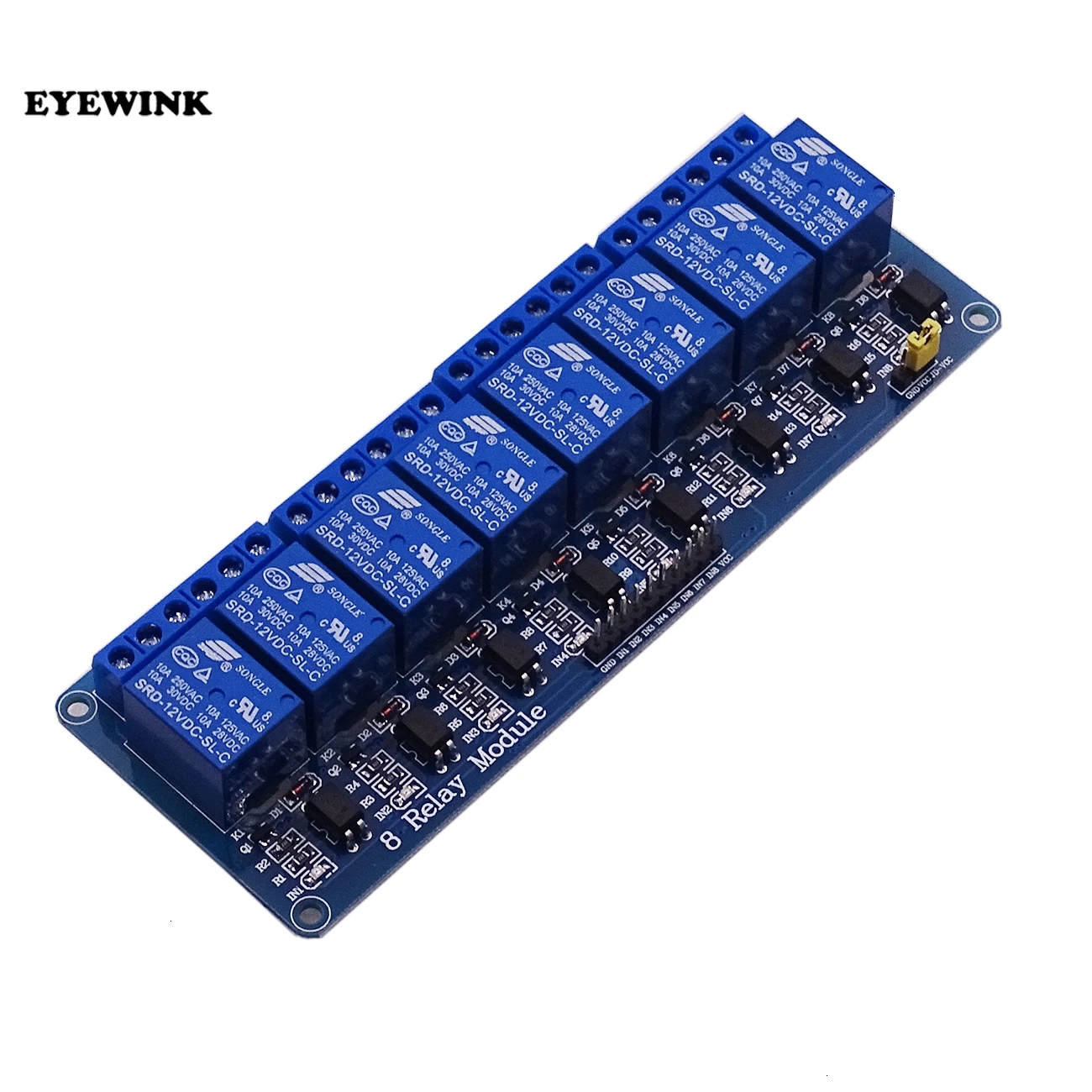 8 канальный релейный пульт управления PLC модуль 5 В/12 В для arduino road
