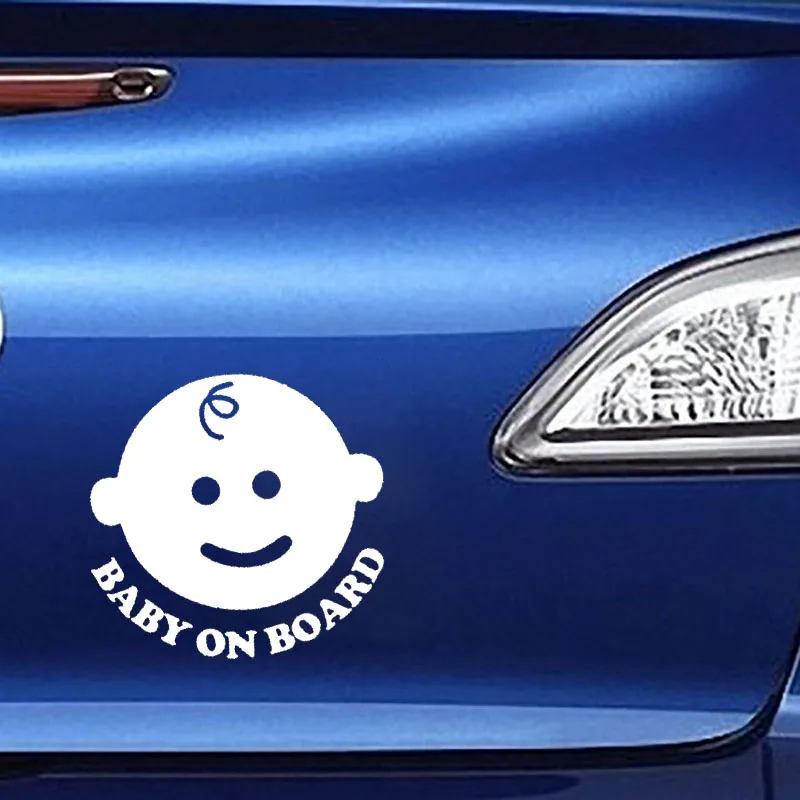 

YJZT 13CM*12.3CM BABY ON BOARD Sticker Car Decals Vinyl Funny Baby Sign Black/Silver C10-00700