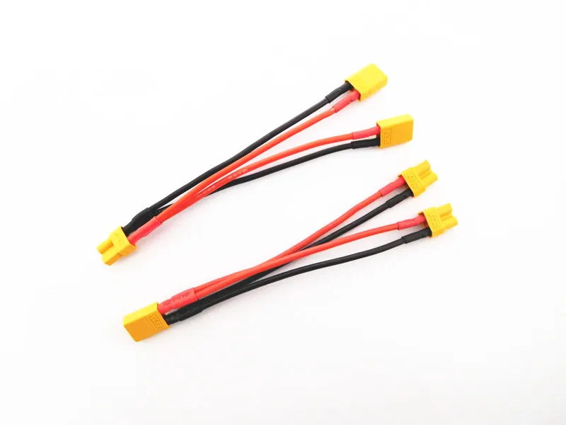 XT30 XT-30 параллельный кабель провод Y свинец 18AWG 10 см зарядное устройство кабель