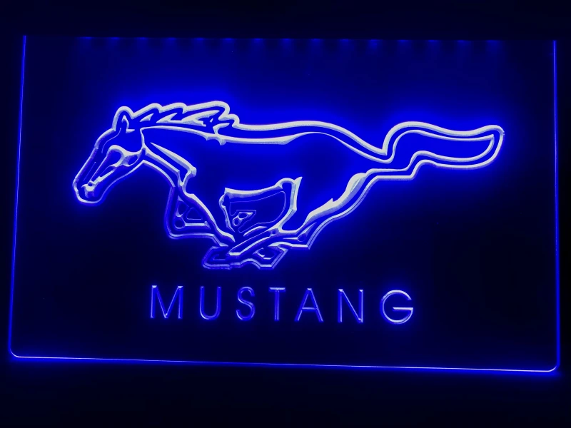 D054-неоновый светодиодный светильник Ford Mustang