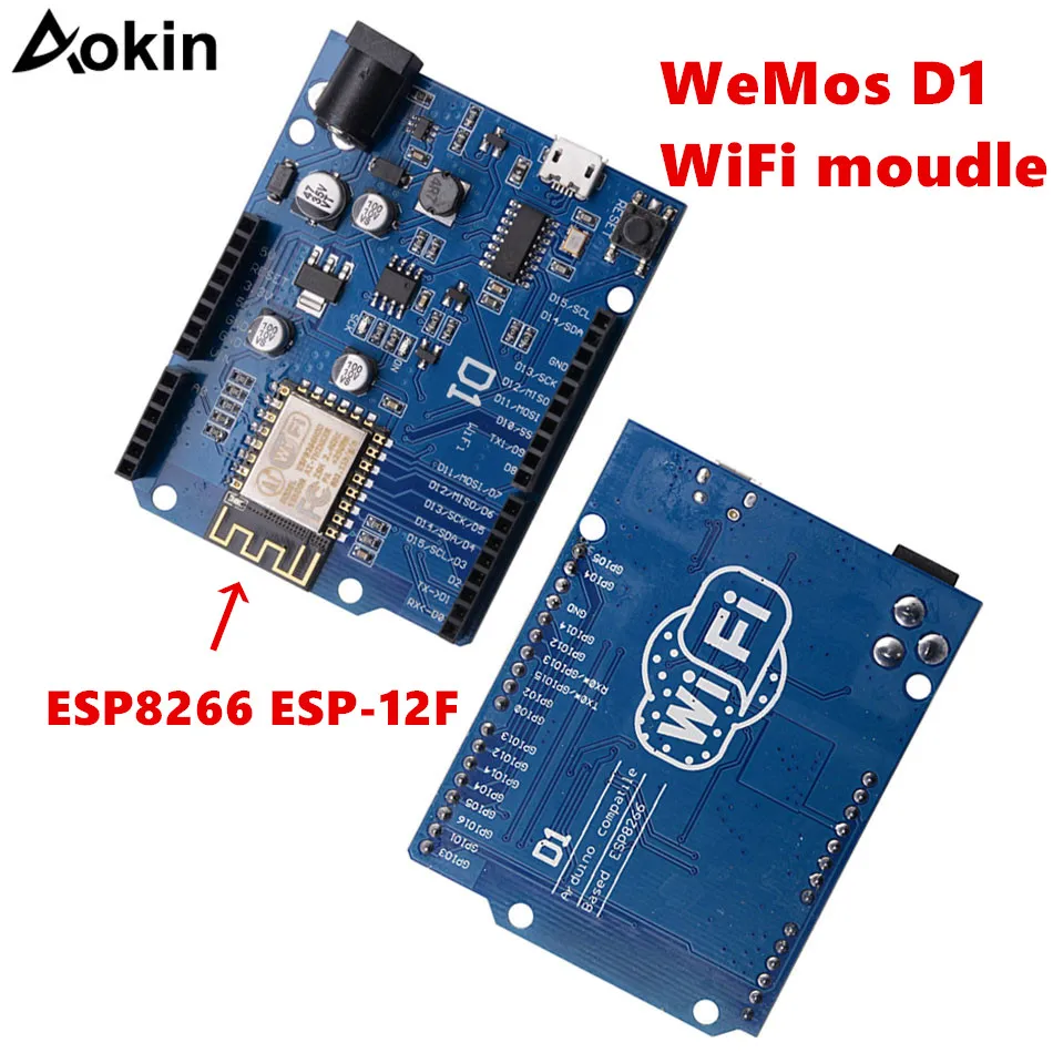 ESP 12F для WeMos D1 WiFi uno на основе ESP8266 экран arduino|Интегральные схемы| |