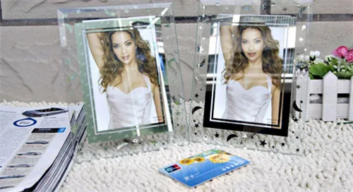 Новинка 1 шт. изысканные прозрачные очки фоторамка для 5-дюймовых фотографий