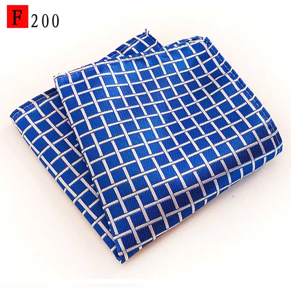 Мужской смокинг в полоску с карманом клетку квадратный платок Hanky для свадьбы