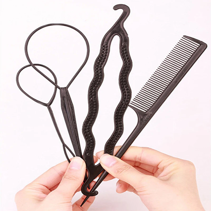 Четыре-комплект из двух предметов в Корейском стиле Hairband Мода Diy Пластик смолы плиты волос инструмент для Для женщин Девушка творческая волос Стиль украшения