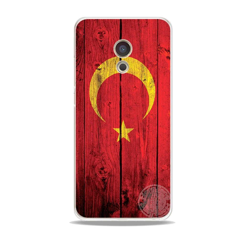 HAMEINUO Турция турецким флагом крышка чехол для телефона Meizu M5 M5S M6 M3 M3S MX4 MX5 MX6 PRO 6 5 U10
