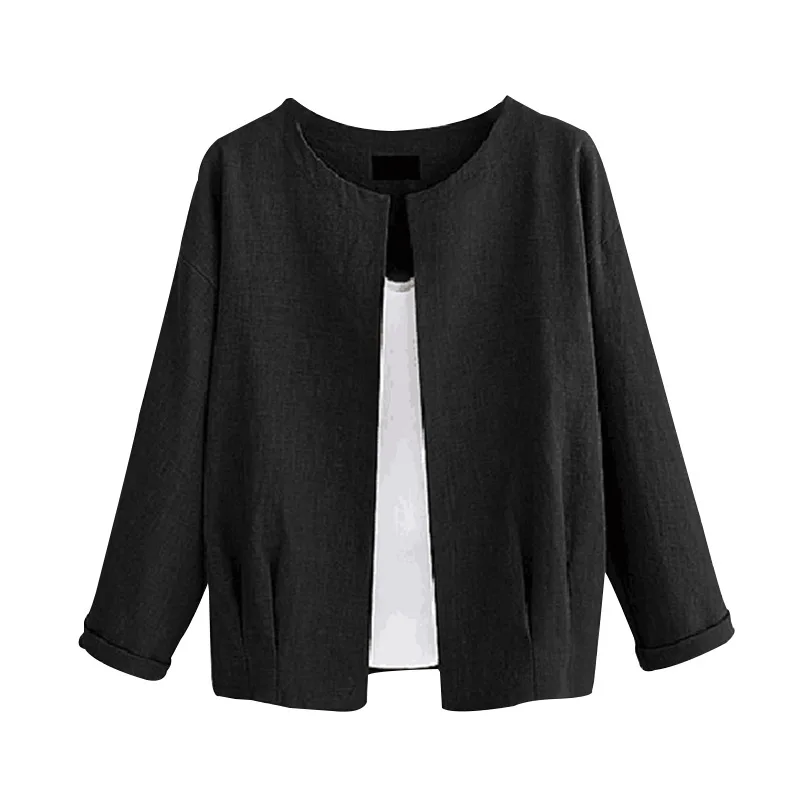 

Vogue Cardigan Feminino Nice Autumn New Fashion Women Coats And Jackets Casual Long Sleeve Solid Open Stitch Outwear Top Gift