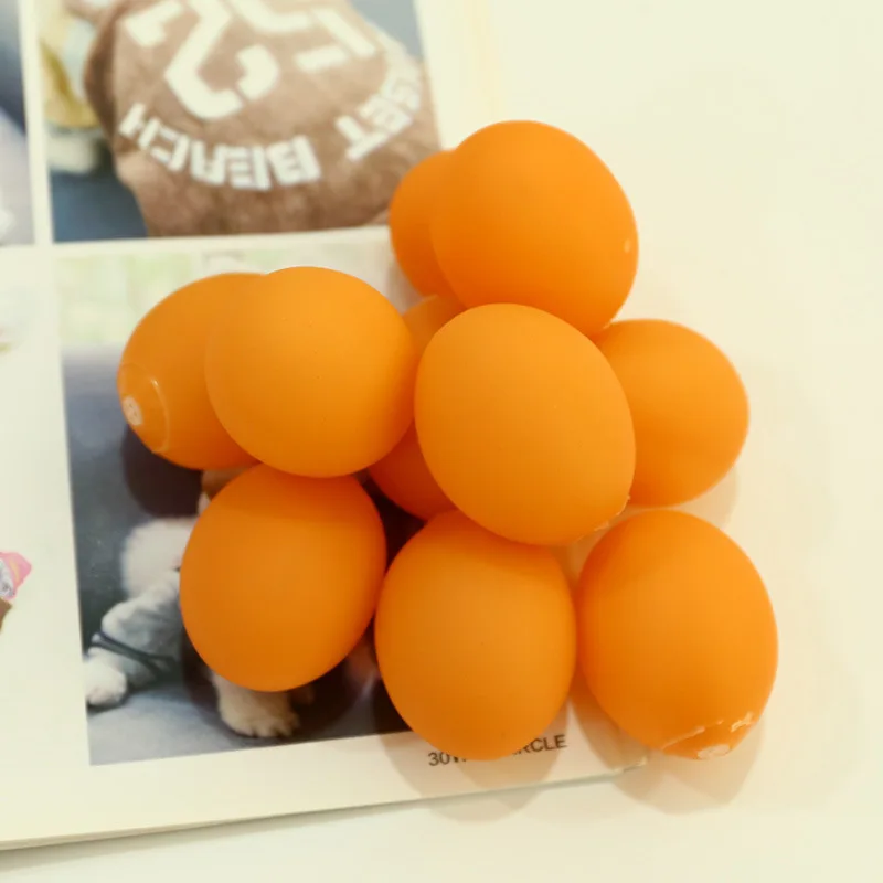 Poodle Pets dog Sound Toys The Ball Puppy Small-sized Dog Training Mutual Action Baby Egg String Bag 10 Individual Suit | Дом и сад