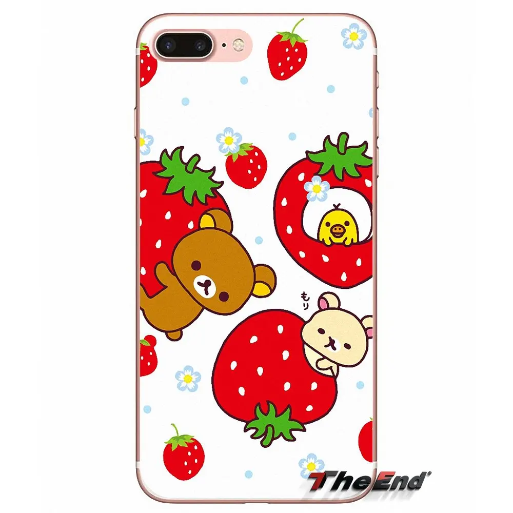 Rilakkuma Тедди Relax Медведь мягкий чехол TPU для huawei G7 G8 P7 P8 P9 Lite Honor 4C 5X 5C 6X коврики 7 8 9 Y3 Y5