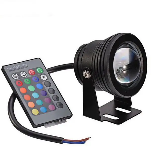 DC12V наружное Подводное освещение 10 Вт RGB светодиодное точечное прожекторное