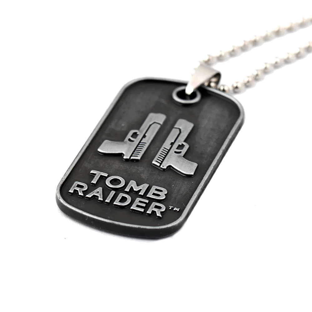 Гробница Raider 20 лет празднование брелок топор металлический кулон Лара Крофт