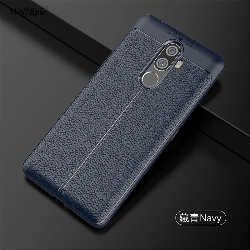 WolfRule Lenovo K8 Note чехол противоударный роскошный кожаный ТПУ для Vibe Fundas 5 5&quot |