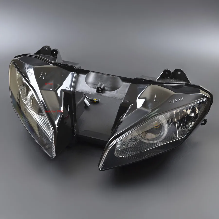 Мотоцикл синий Ангел пользовательский Проектор преобразования фар HID собранные