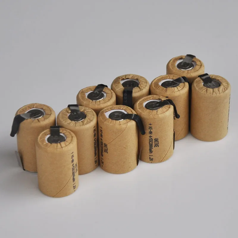 5-10PCS 2000mah 1.2V 4/5SC Ni-Mh rechargeable battery 4/5 SC cell for electric drill driver makita bosch dewalt hitachi tool | Электроника
